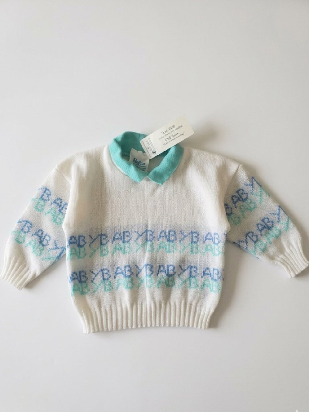 NWT Vintage 80s Anjou Tricots Knitwear Sweater Made in Canada – 24 Months